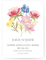 Floral Bouquet Grand Save The Date Cards