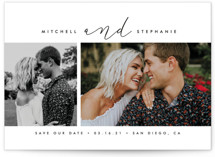 A Modern Duo Grand Save The Date Cards