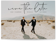Simple Modern Grand Save The Date Cards