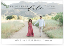 Biggest Date Ever Grand Save The Date Cards