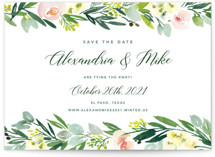 Eucalyptus Wreath Grand Save The Date Cards