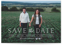 Casual Type Grand Save The Date Cards