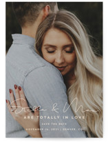 totally in love Grand Save The Date Cards