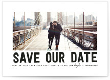 Bold Message Grand Save The Date Cards