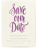 Painted Simplicity Grand Save The Date Cards