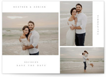 Three Piece Grand Save The Date Cards