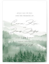 Over the mountains Grand Save The Date Cards