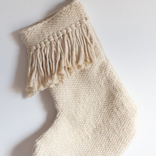 Woven Stocking | Fringe Stockings