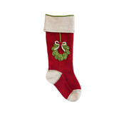Wreath Stocking Stockings