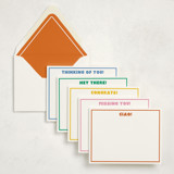 Modern Greetings (set of 10) Stationery Set