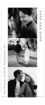 Stacked Photo Strip Tall Save the Date Cards