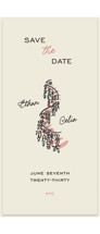 Tournelle Tall Save the Date Cards