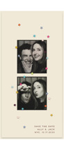 scrapbook stars Tall Save the Date Cards