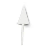 Sculpt Cake Server White Serving Utensils