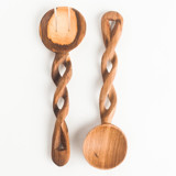 Spiral Salad Servers Serving Utensils