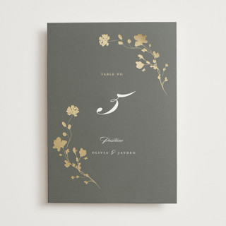 raffiné Foil-Pressed Table Numbers