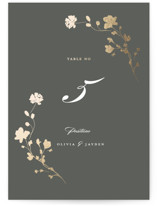 raffiné Foil-Pressed Table Numbers