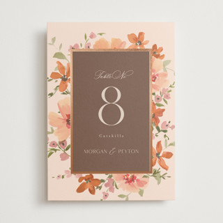 Jardin Foil-Pressed Table Numbers
