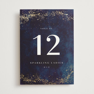 oponki Foil-Pressed Table Numbers