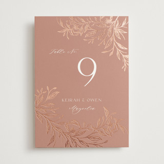 KEIRAH Foil-Pressed Table Numbers