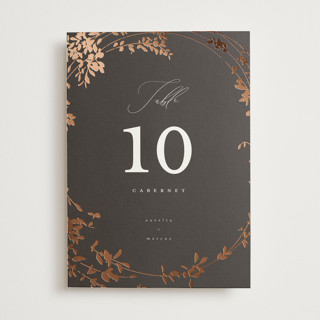 Bliss Foil-Pressed Table Numbers