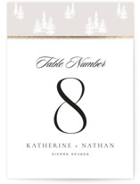 Gilded Forest Foil-Pressed Table Numbers