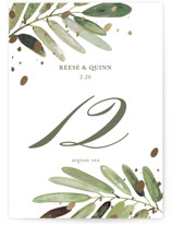 Al Fresco Foil-Pressed Table Numbers