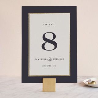 Prelude Foil-Pressed Table Numbers