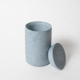 Cotton Swab Holder - Light Blue Terrazzo Toothbrush Holders