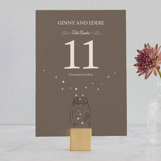 Fireflies Table Numbers