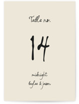 Inkwoven Table Numbers