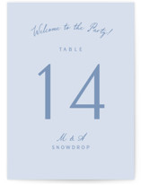 Personal Note Table Numbers