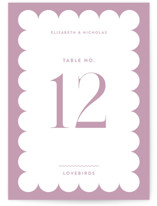 Lavender Dreams Table Numbers