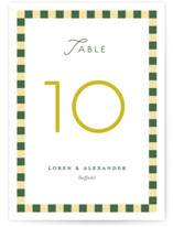 grid Table Numbers