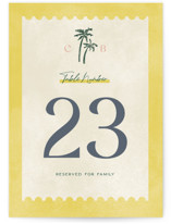 Table Numbers