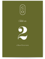 Garland Monogram Table Numbers