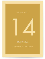 Colorfield Table Numbers