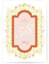 Verona Sunrise Pergula Table Numbers