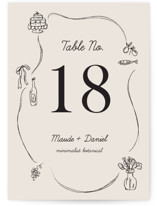 Sketchbook Love Table Numbers