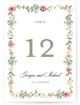 Cherished Table Numbers