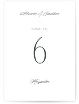 Together Always Table Numbers