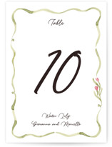 Barolo Table Numbers