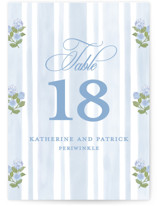 Coastal crest Table Numbers