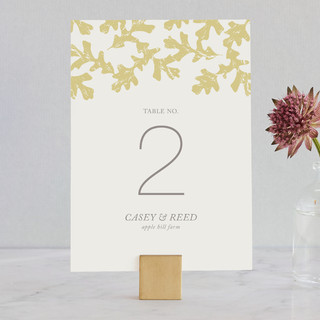 Autumn Leaves Table Numbers by Pine Street Creativ... | Minted