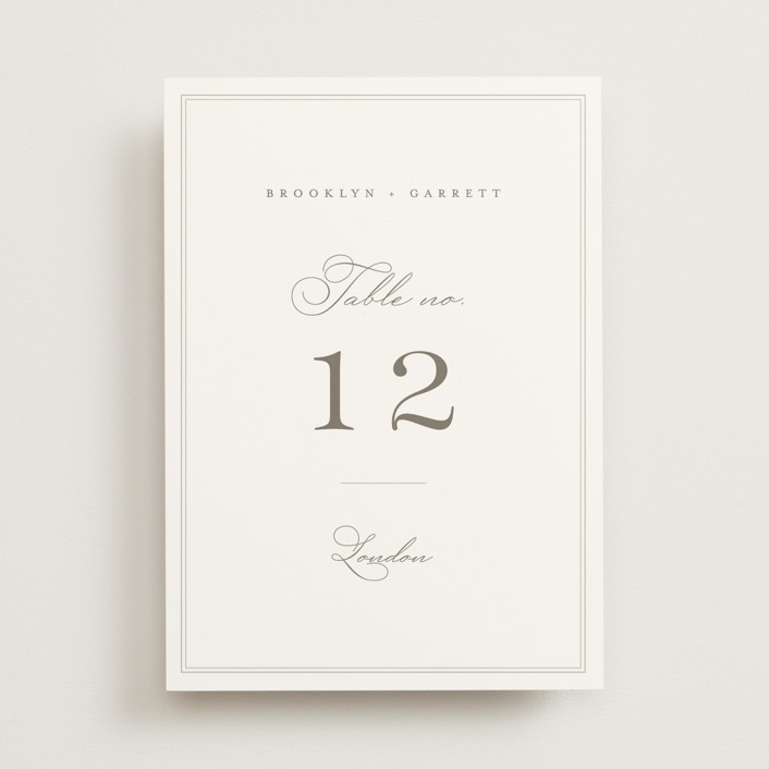 Overlapping Table Numbers by Amy Kross | Minted