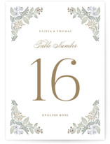 Wild Flora Table Numbers