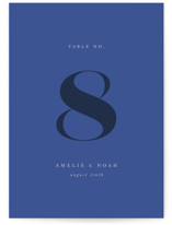 Centro Table Numbers