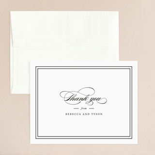 Eloquence Wedding Thank You Cards