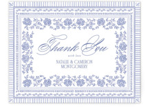 Embroidered Wedding Thank You Cards