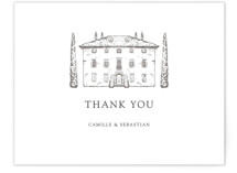 Villa Balbiano Wedding Thank You Cards